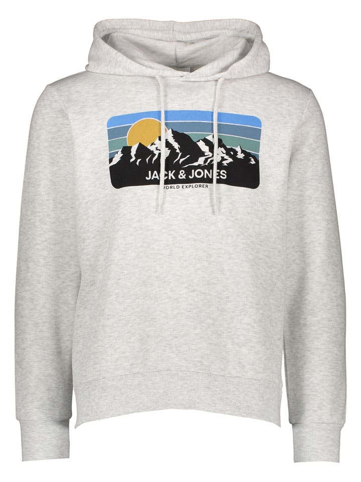Hoodie in Hellgrau