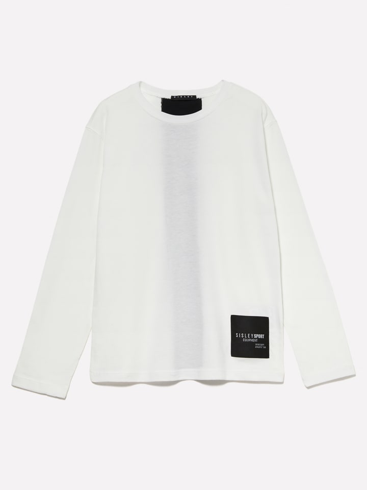 Longsleeve in Weiß