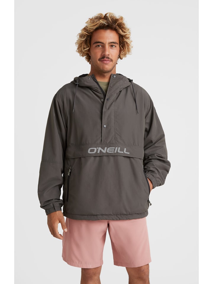 Übergangsjacke in Beige/ Grau