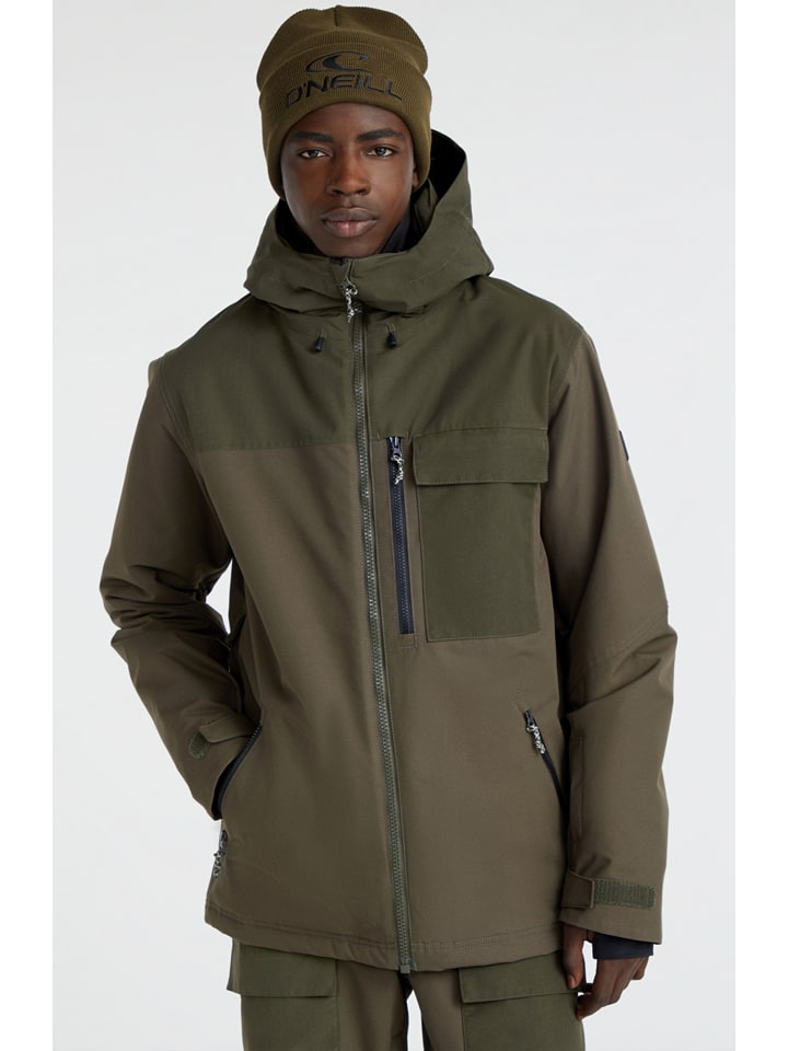 Kurtka narciarska "Utility" w kolorze khaki