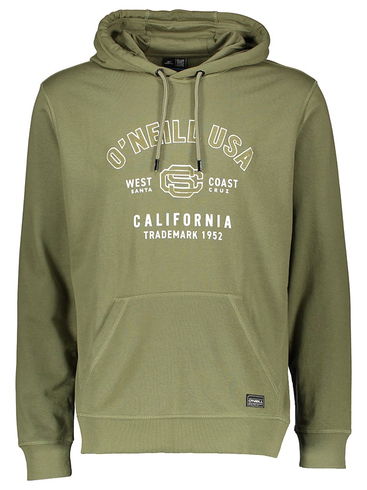 Hoodie "State" in Grün