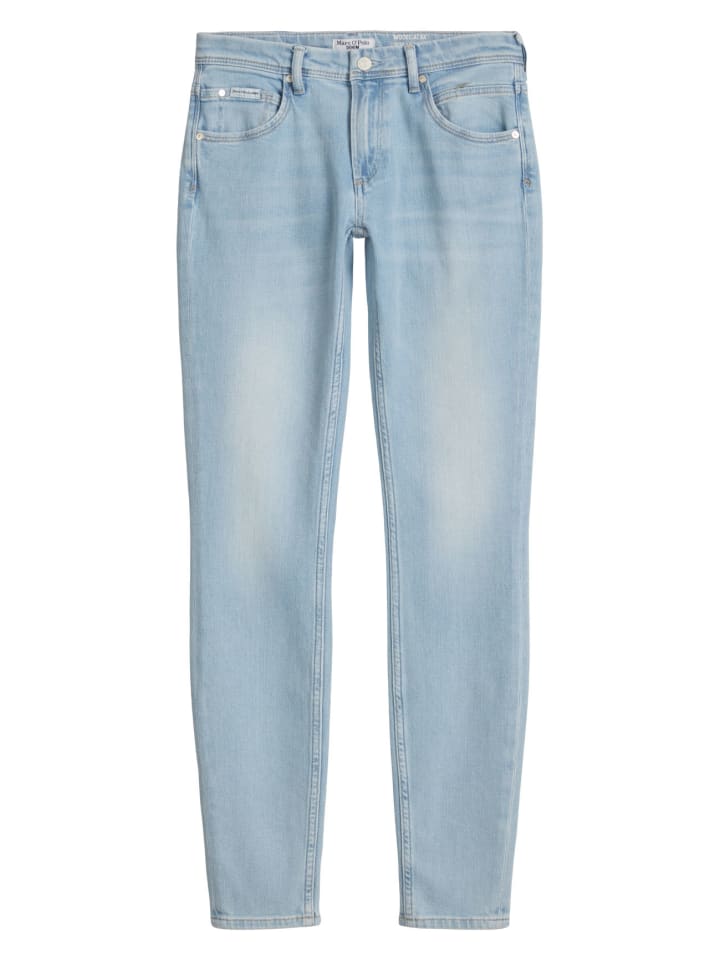 Dżinsy - Slim fit - w kolorze błękitnym