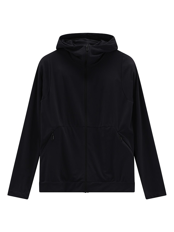 Sweatvest "Reunion" zwart