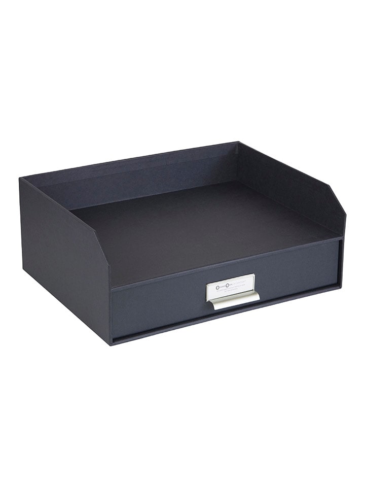Organizer "Walter" w kolorze czarnym na dokumenty - 33,5 x 13 x 25,5 cm