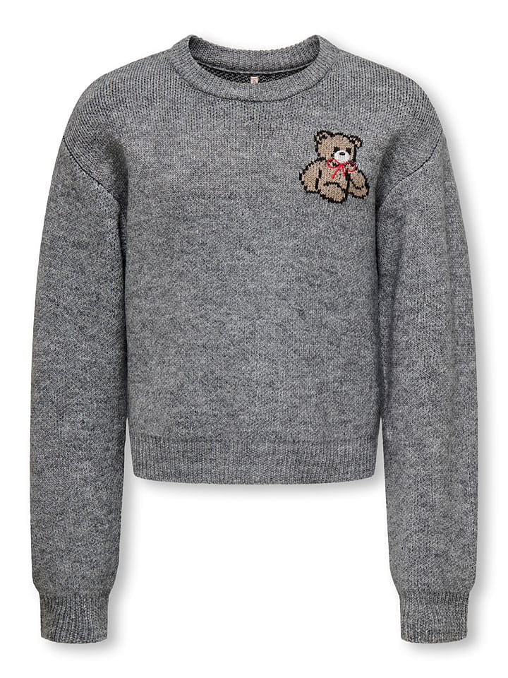 Sweter "Teddy" w kolorze szarym