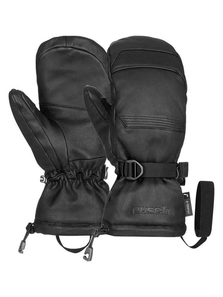 Funktionsfäustlinge "Fullback Down" in Schwarz