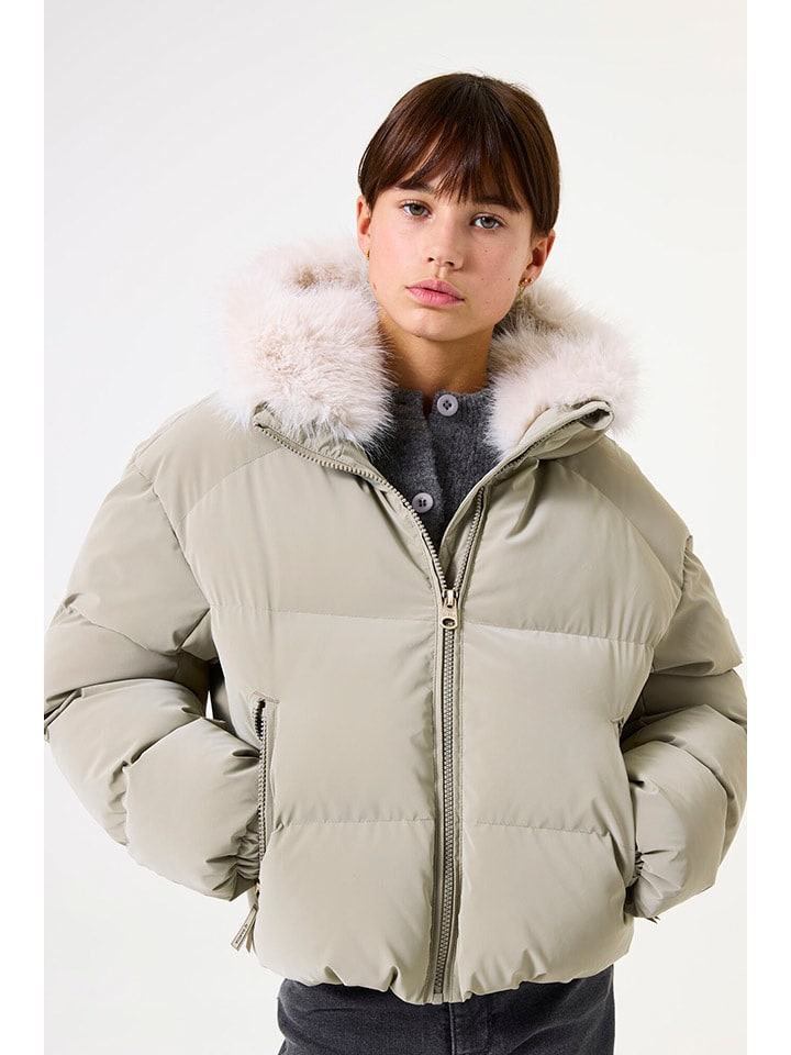 Steppjacke in Khaki