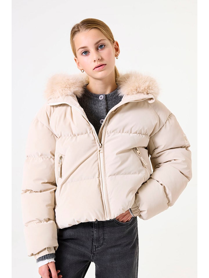Steppjacke in Beige