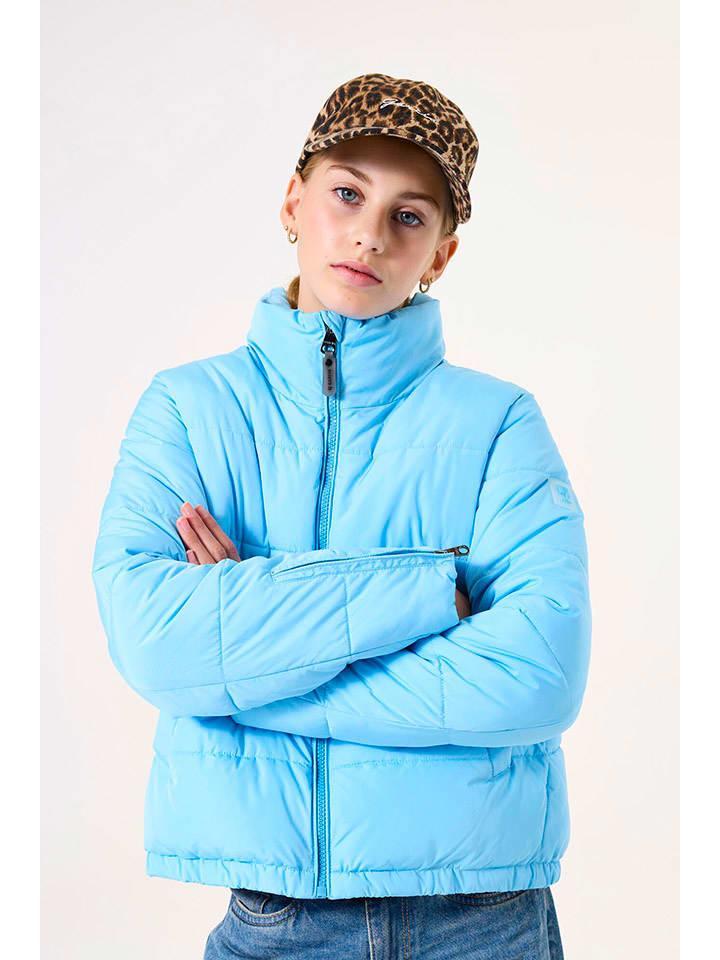 Steppjacke in Hellblau