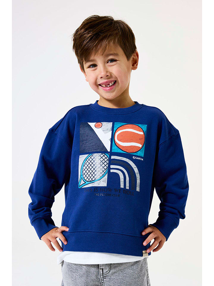 Sweatshirt in Blau