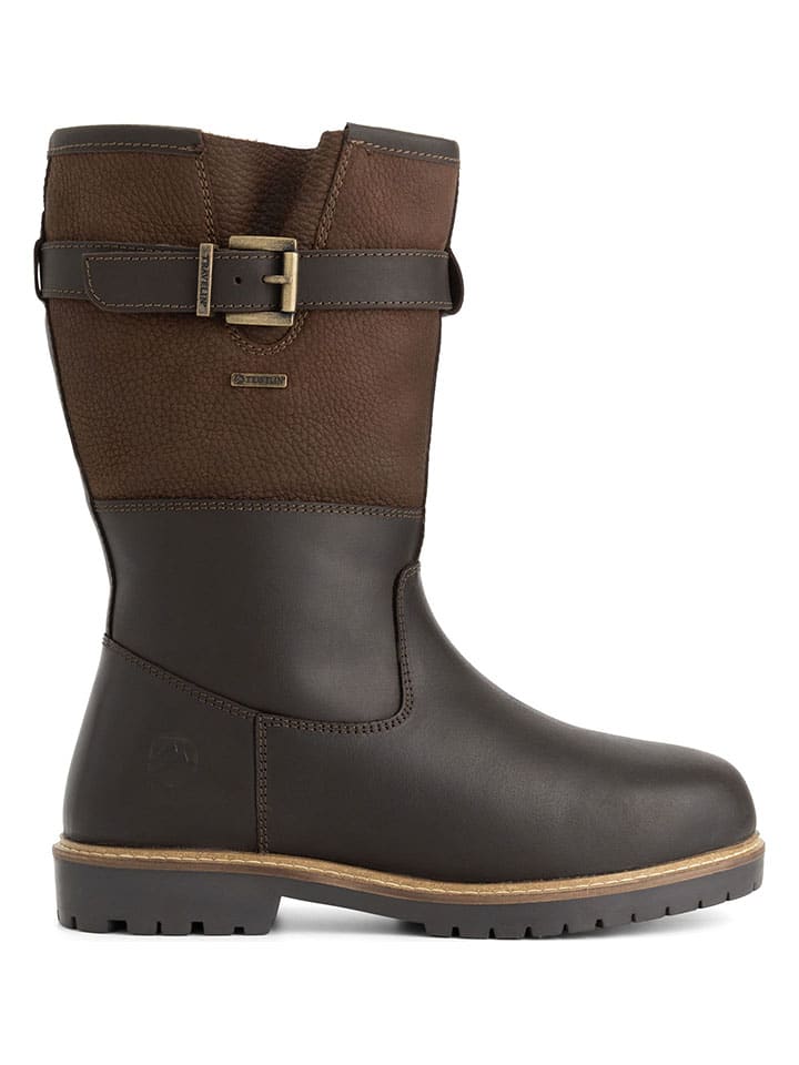 Leren boots "Landvik" bruin