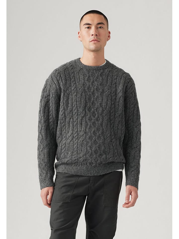 Sweter w kolorze antracytowym