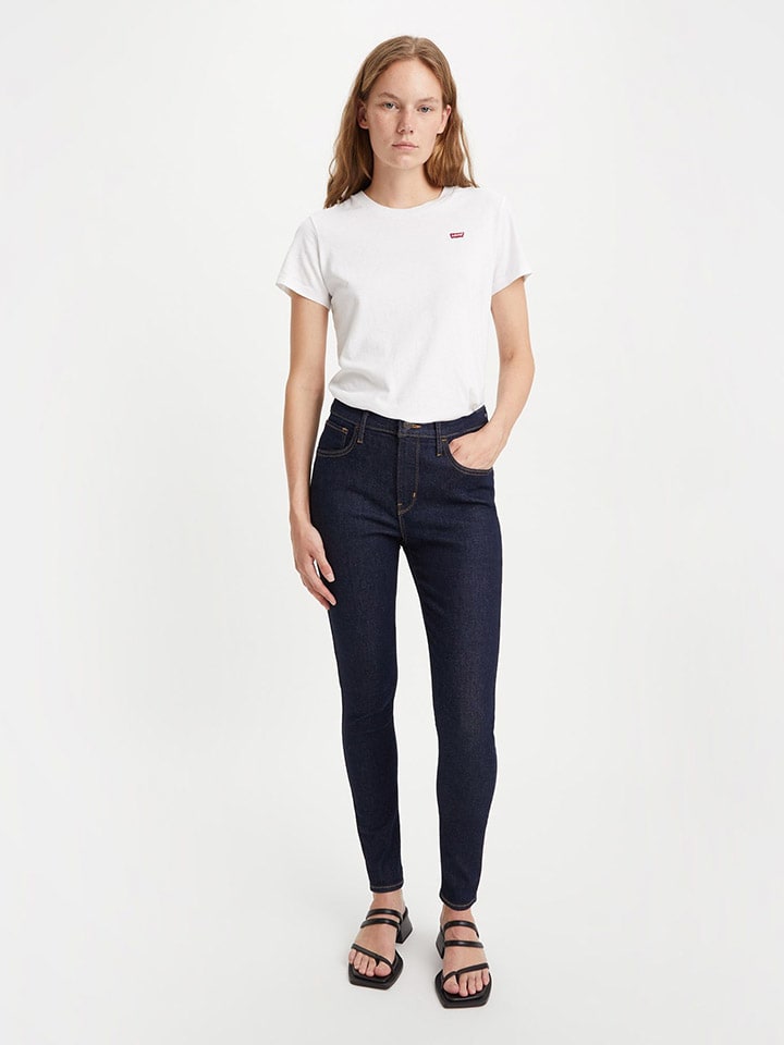 Dżinsy - Skinny fit - w kolorze granatowym