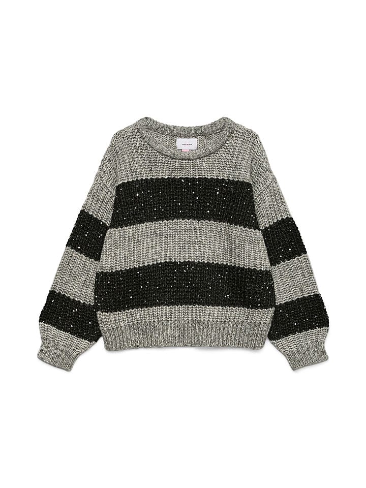 Sweter "Sparkle" w kolorze szaro-czarnym