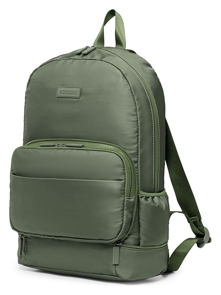 Plecak "2w1" w kolorze khaki - 29 x 42 x 16 cm