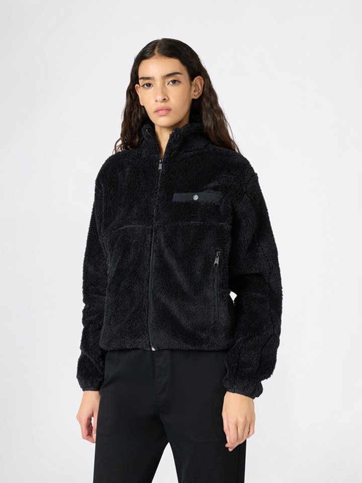 Fleece vest zwart