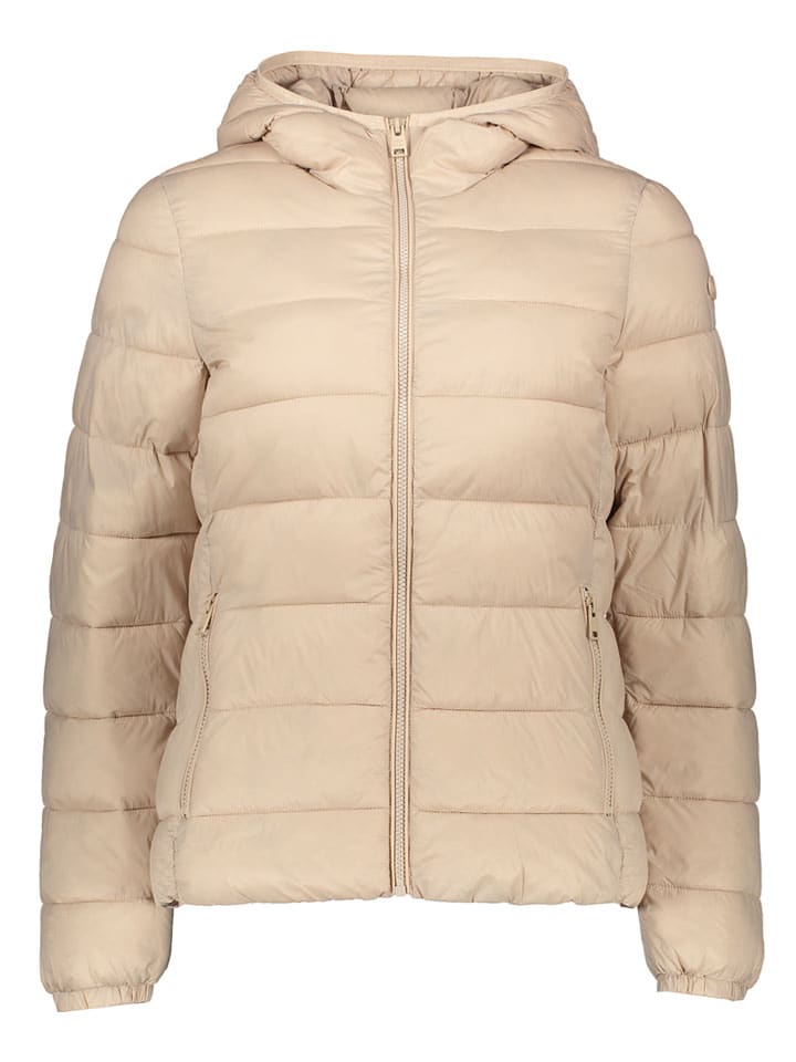 Steppjacke in Beige