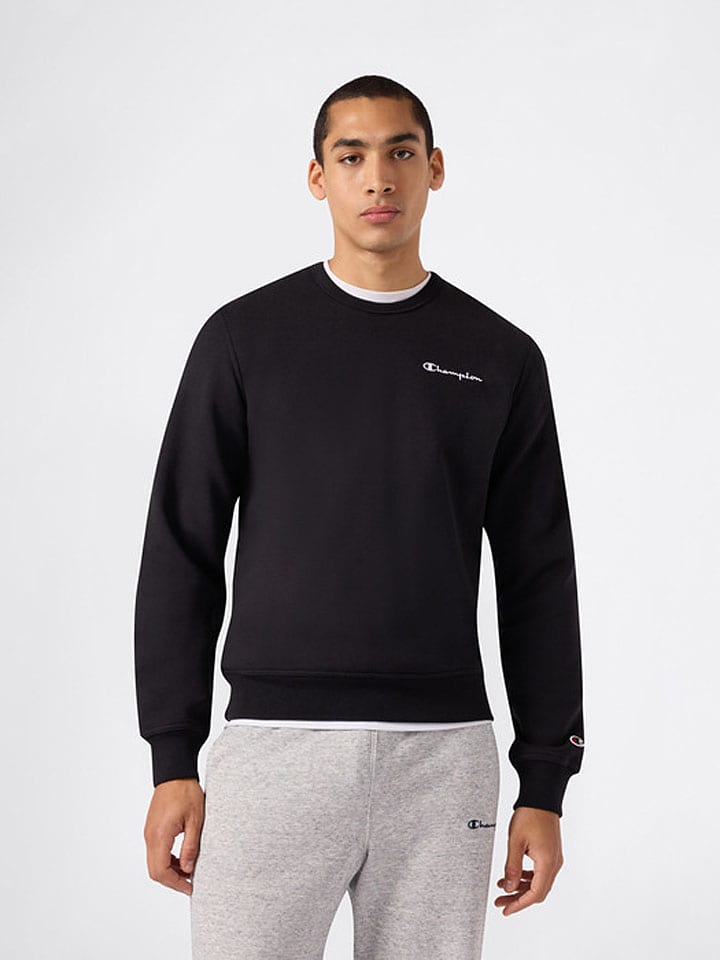 Sweatshirt in Schwarz