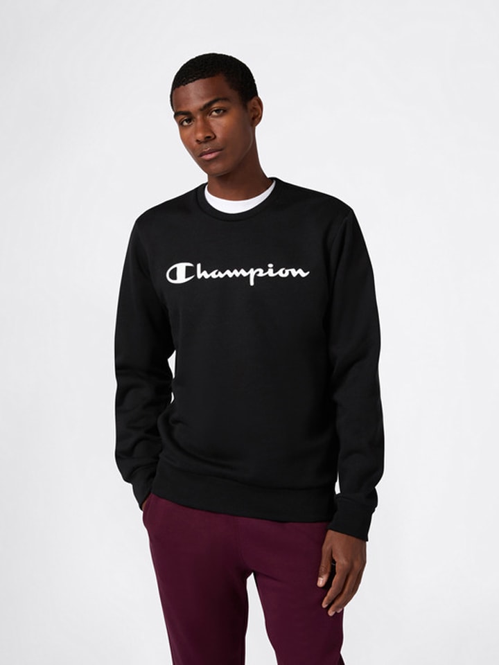 Sweatshirt in Schwarz