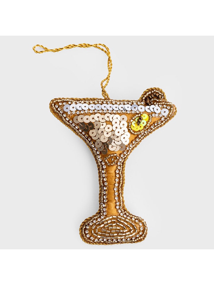 Decohanger "Premio" goudkleurig - (L)10 cm