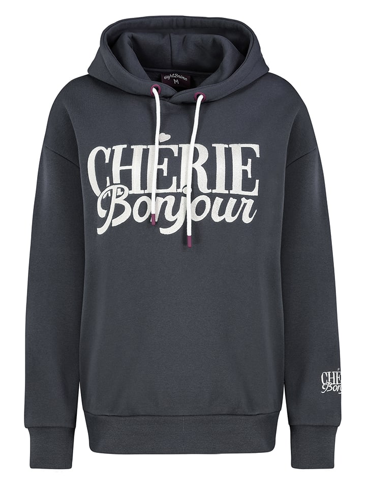 Hoodie antraciet