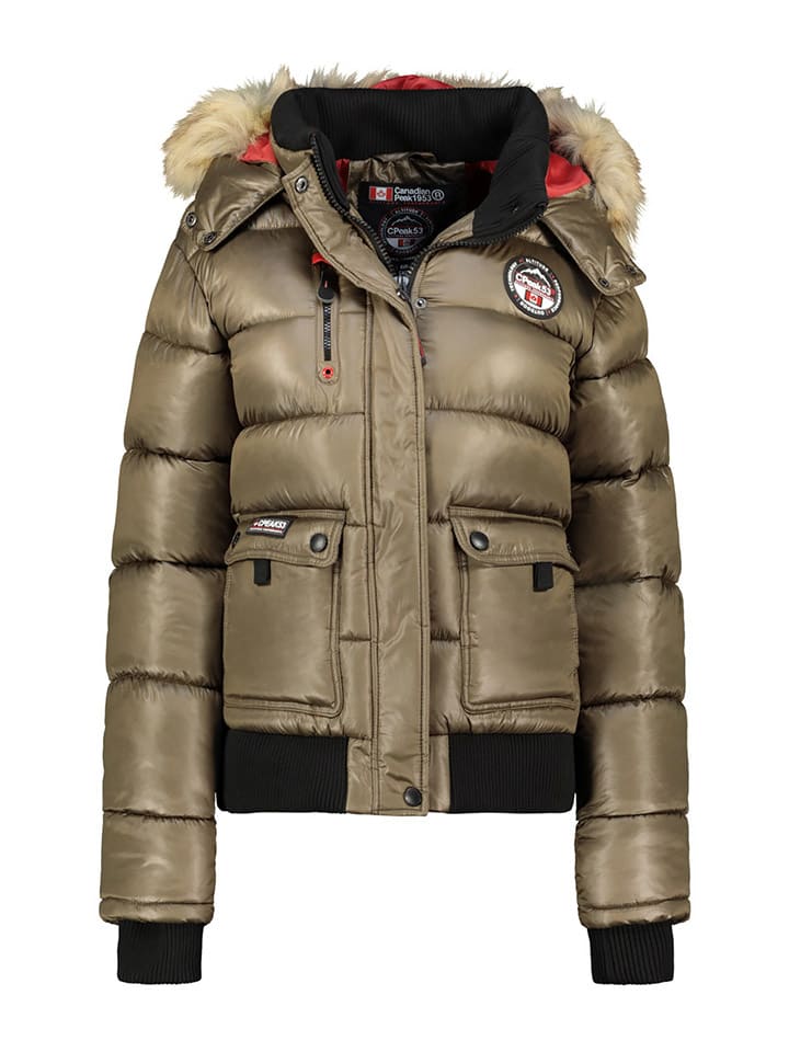 Kurtka zimowa "Bugseak" w kolorze khaki