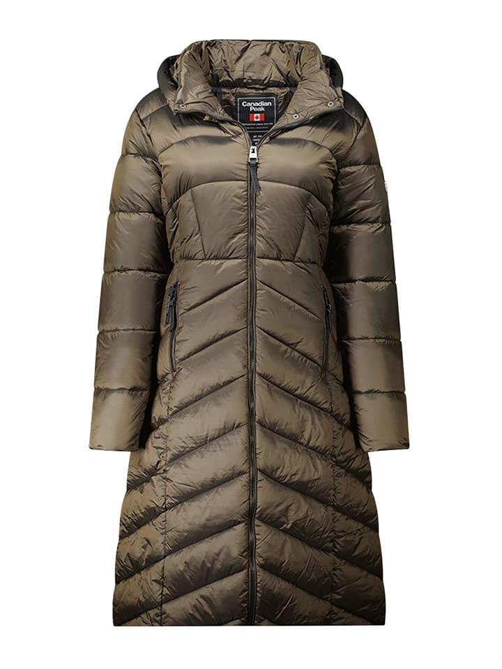 Płaszcz pikowany "Blancheak" w kolorze khaki