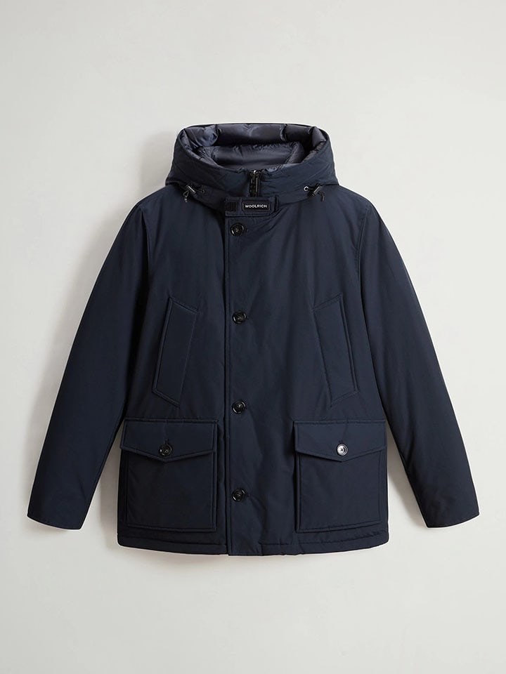 Kurtka puchowa "Arctic Anorak" w kolorze granatowym