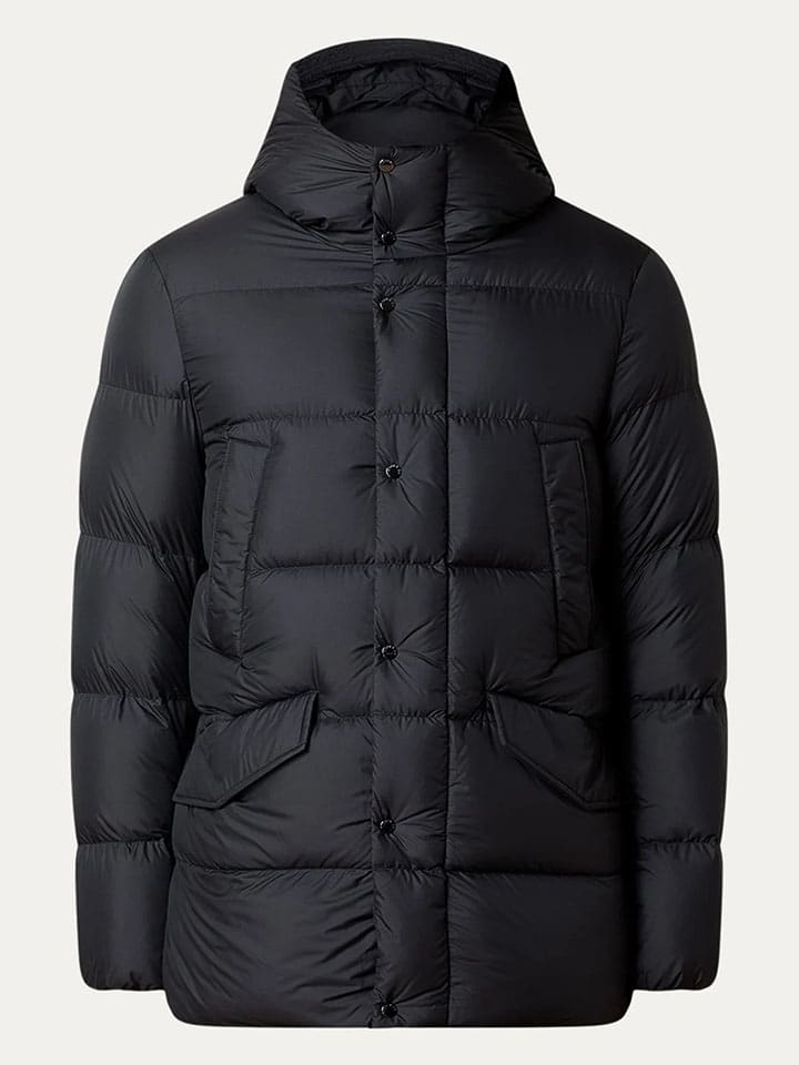 Parka puchowa "Cloud Davis" w kolorze czarnym
