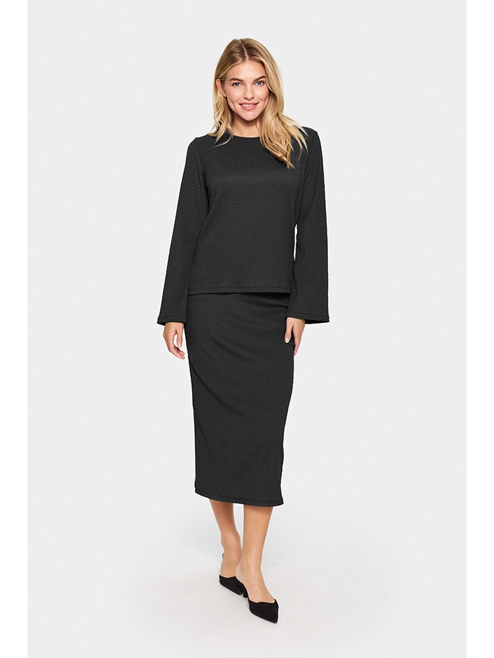 Bluse in Schwarz