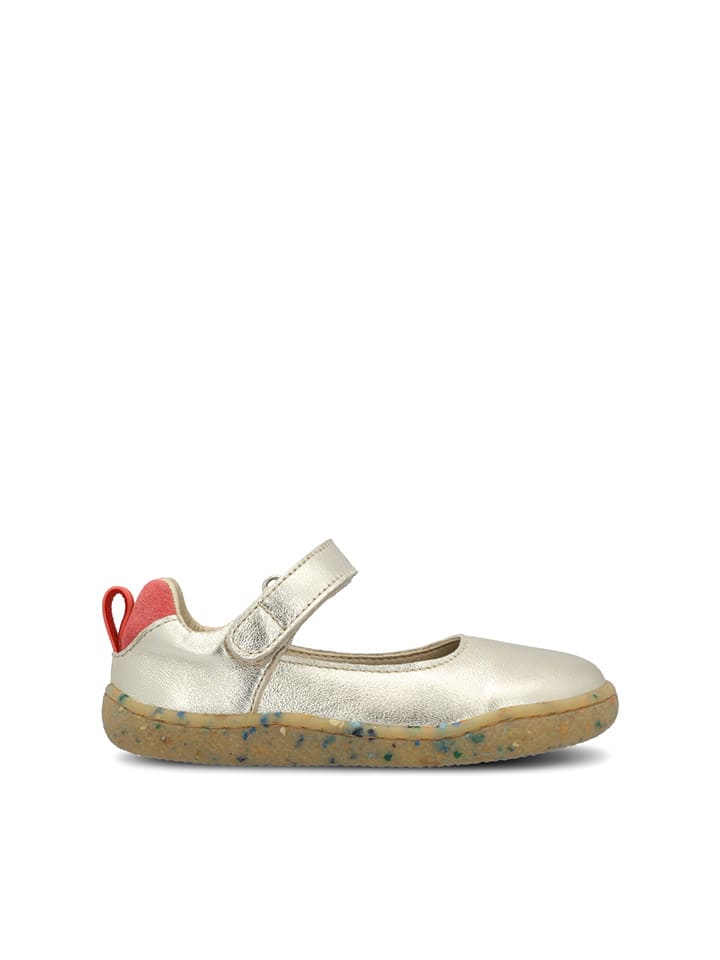 Leren barefootschoenen "Stella" goudkleurig