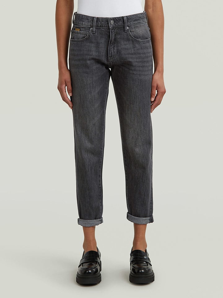 Jeans - Boyfriend fit - in Anthrazit