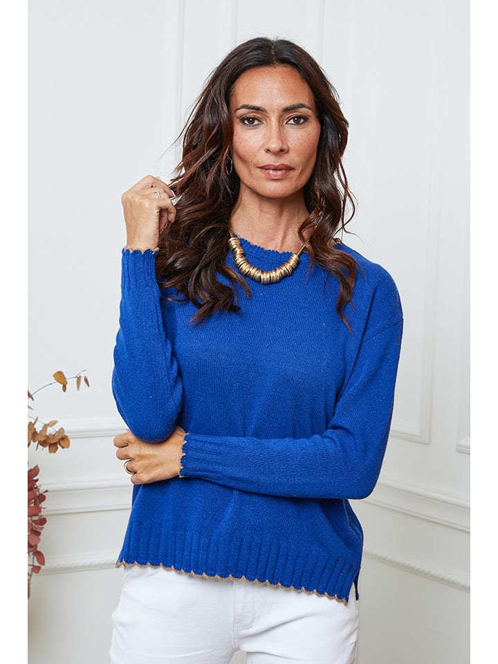Sweter "Kedis" w kolorze niebieskim