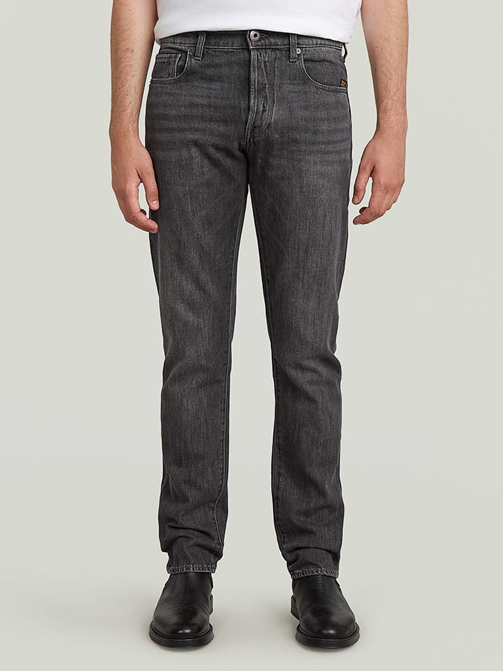 Spijkerbroek "3301" - regular fit - antraciet