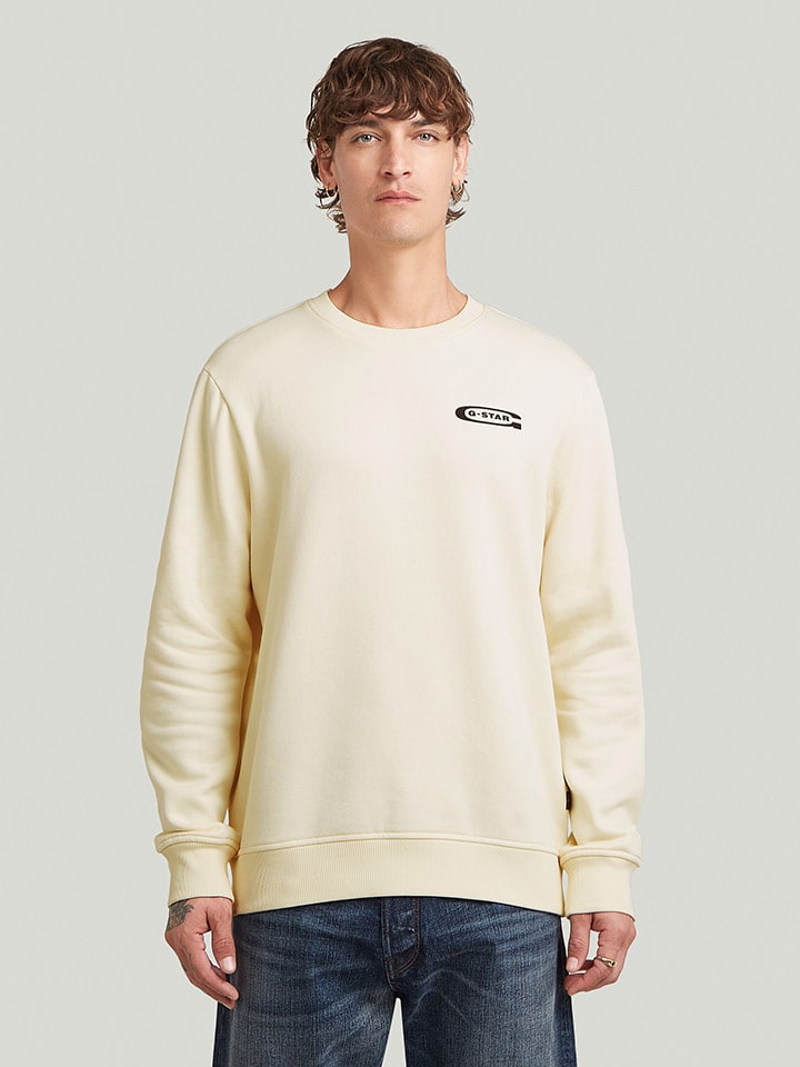 Sweatshirt in Creme