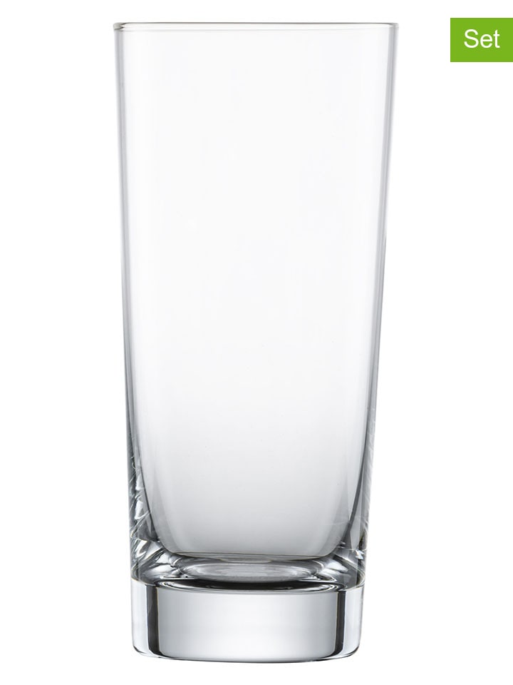 4er-Set: Longdrinkgläser "Basic Special" - 366 ml