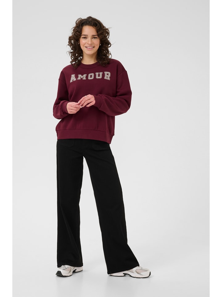 Sweatshirt in Rot
