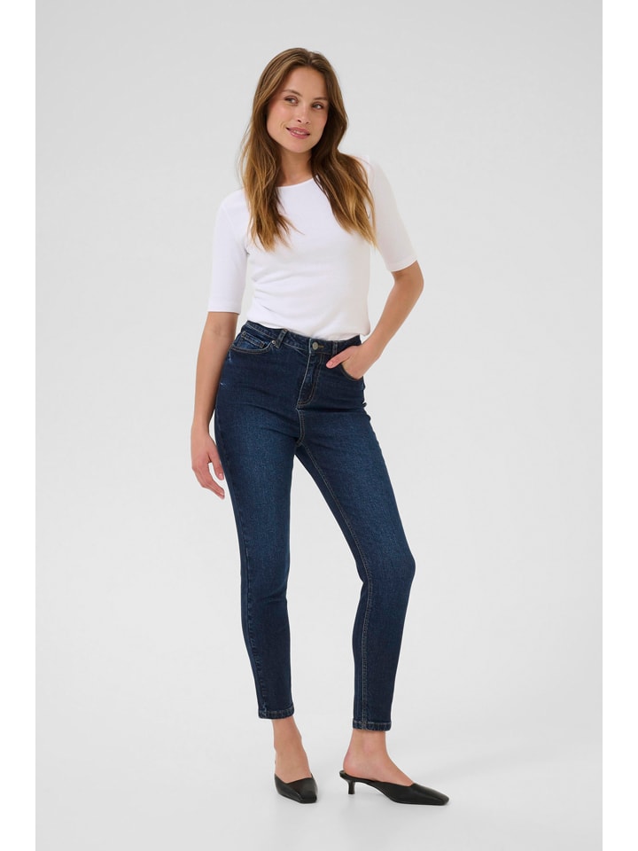 Dżinsy - Slim fit - w kolorze granatowym