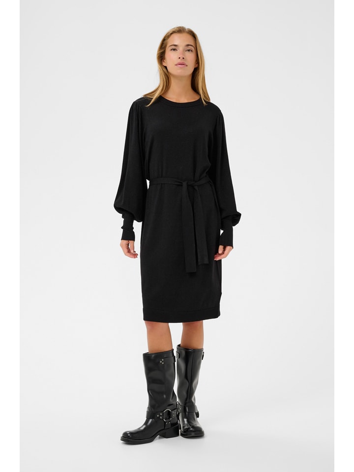 Strickkleid in Schwarz