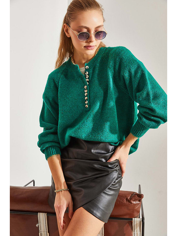 Pullover in Grün