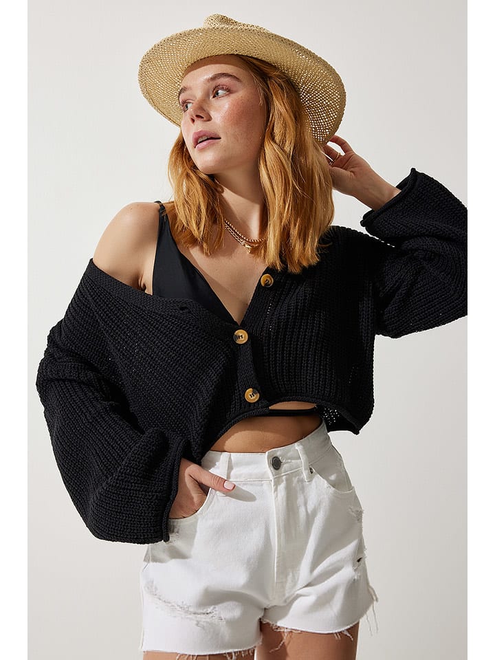 Cardigan in Schwarz