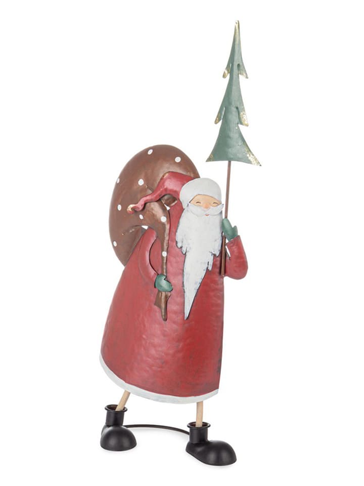 Dekofigur "Santa" in Rot - (H)61 cm