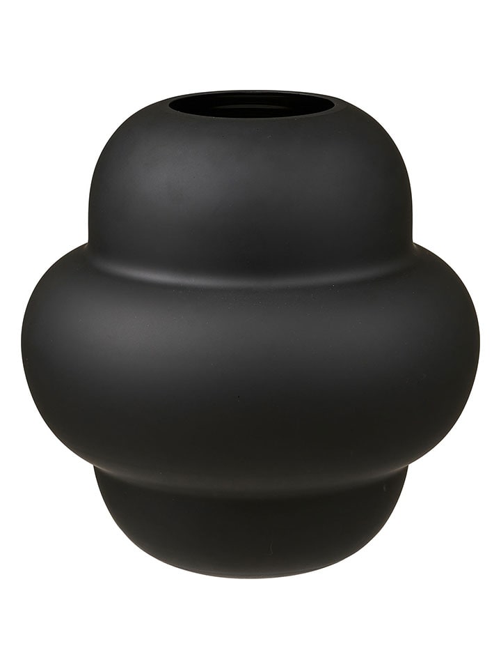 Wazon w kolorze czarnym - wys. 20 x Ø 21 cm