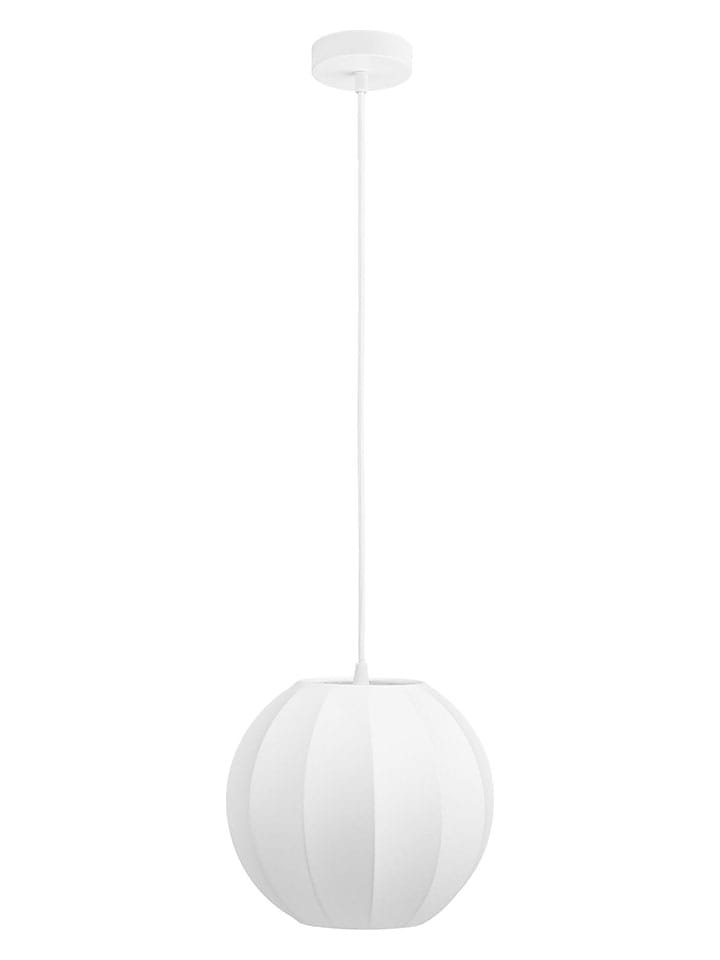 Lampa wisząca "Coventry" w kolorze białym - wys. 22 x Ø 25 cm