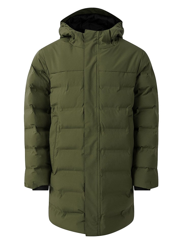 Płaszcz narciarski "Wander" w kolorze khaki