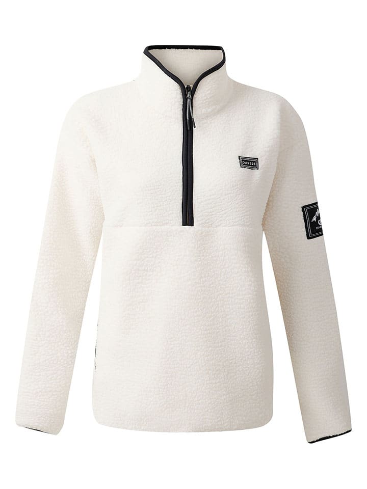 Fleecepullover "Slide Out" in Creme