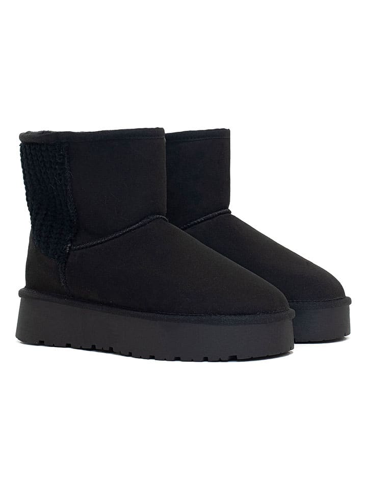 Winterboots "Davia" zwart