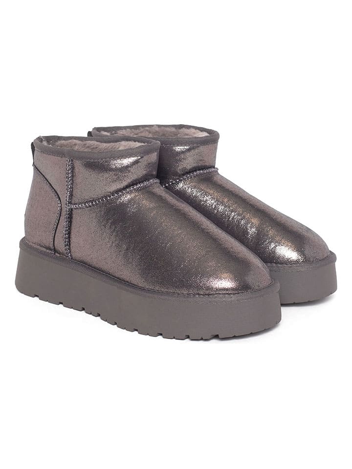 Winterboots "Milli" zilverkleurig