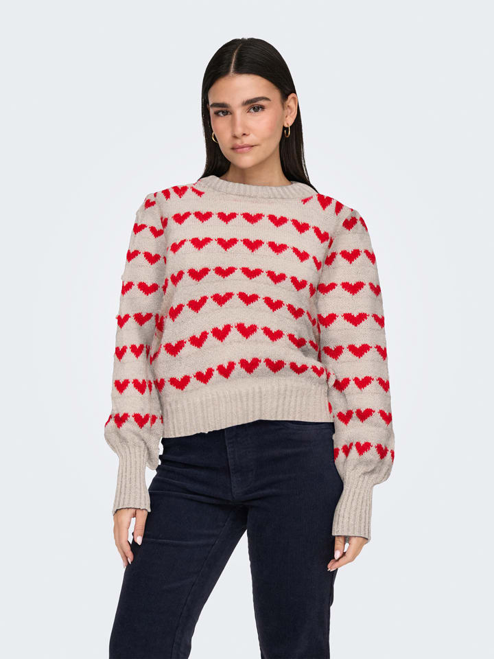Sweter w kolorze beżowym
