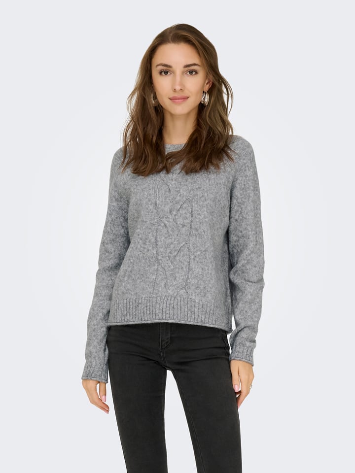 Sweter w kolorze szarym
